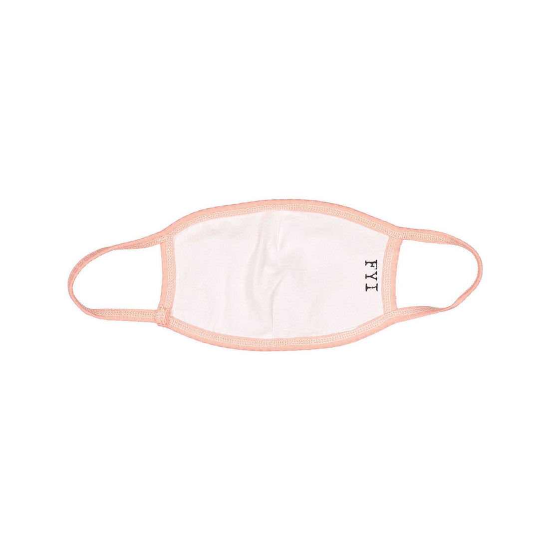 FYI Neon Pink Ribbed Face Mask