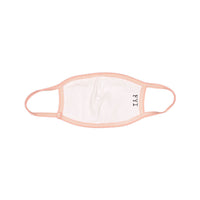 FYI Neon Pink Ribbed Face Mask