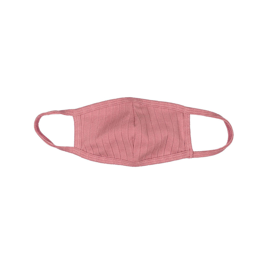 FYI Mauve Ribbed Face Mask