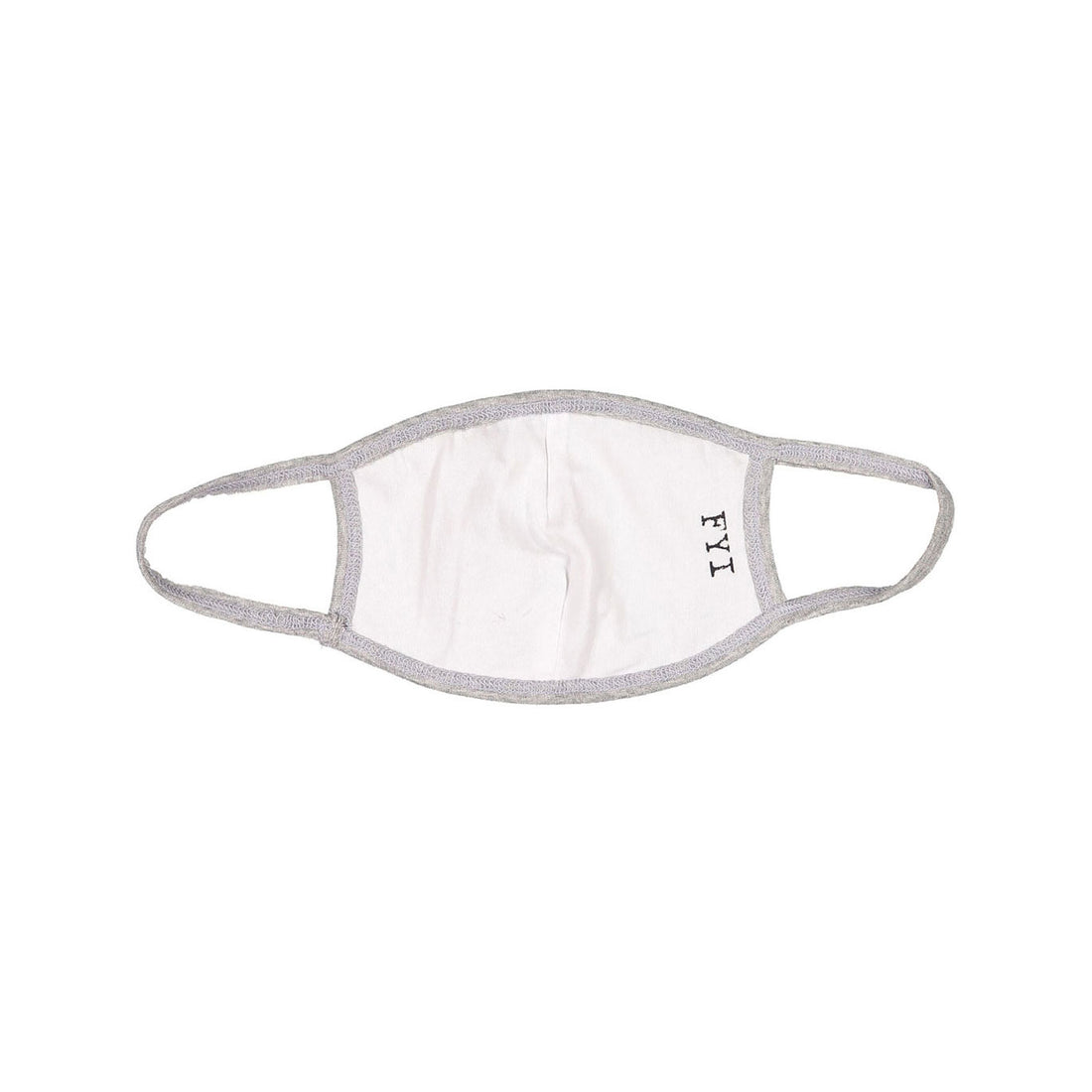 FYI Grey Ribbed Face Mask