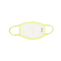 FYI Neon Green Ribbed Face Mask