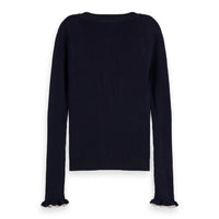 Scotch Shrunk Night Ruffle Fitted Pullover