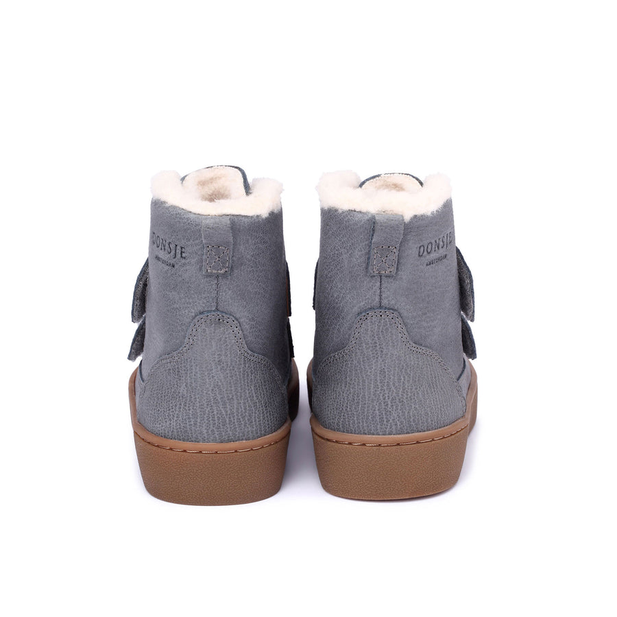 Donsje Petrol Leather Clenn Boots