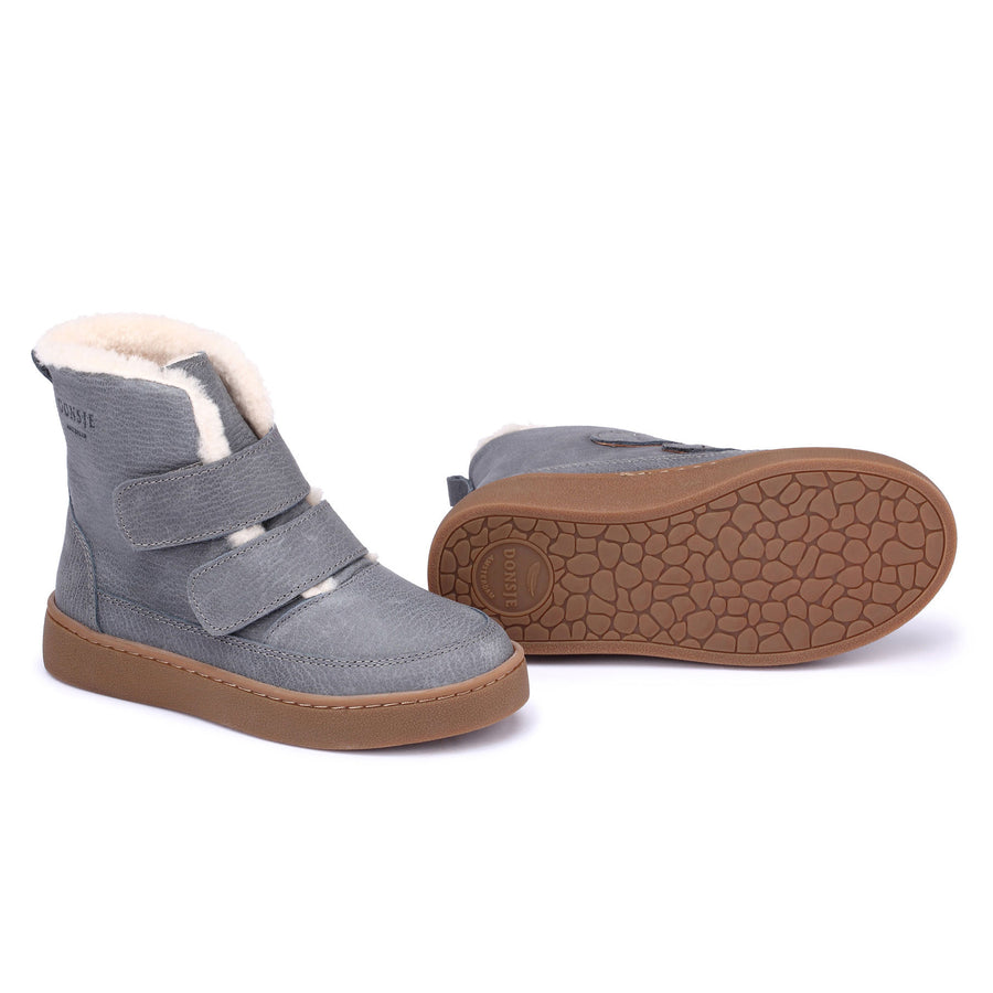 Donsje Petrol Leather Clenn Boots