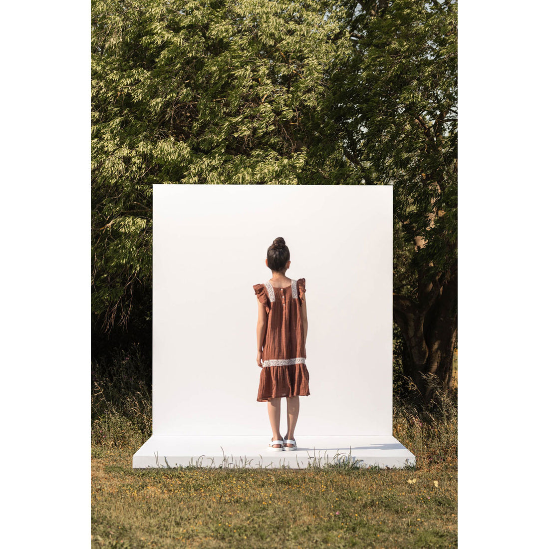 The New Society Caramel Narcisse Dress