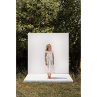 The New Society Off White Embroidered Tassel Eulalia Skirt