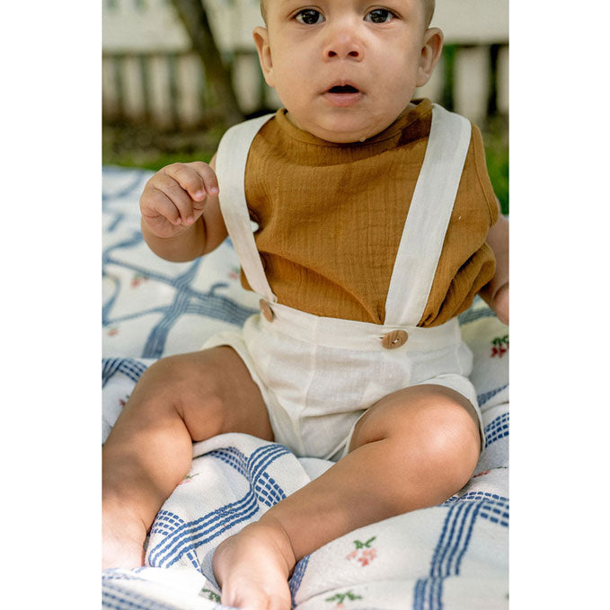 Fin and Vince Natural Suspender Shorts