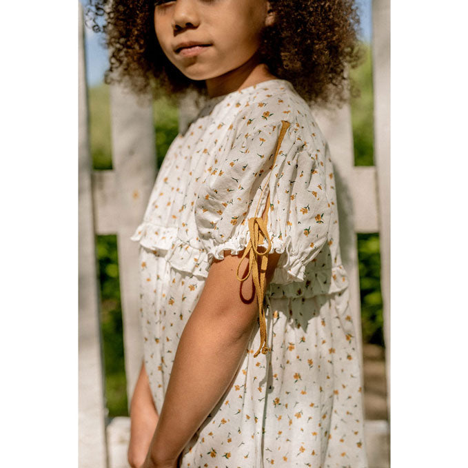 Fin and Vince Linen Floral Meadow Dress