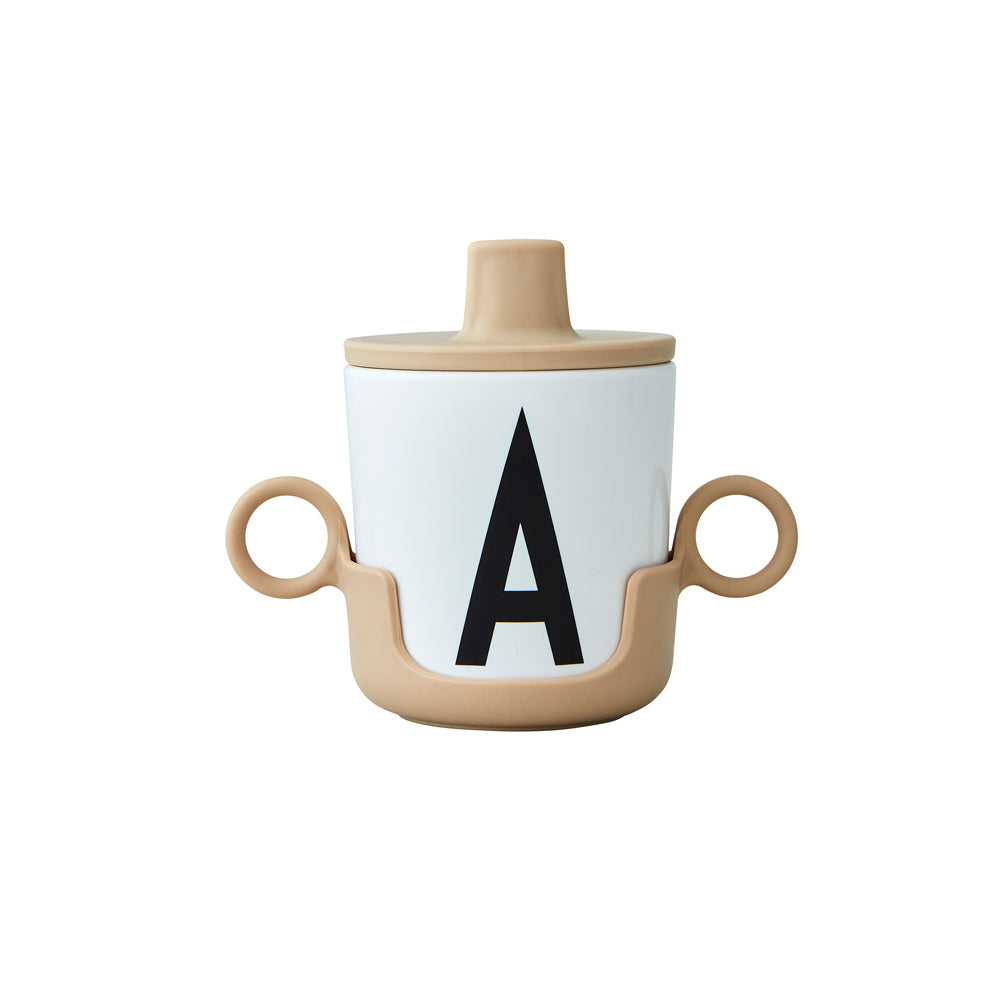 Design Letters Handle for melamine cup - BEIGE