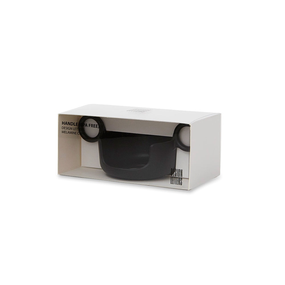 Design Letters Handle for melamine cup - BLACK