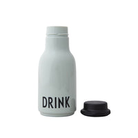 Design Letters Kids Water Bottle - GREEN