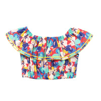 Paade Mode Chamela Floral Bloom Cropped Top
