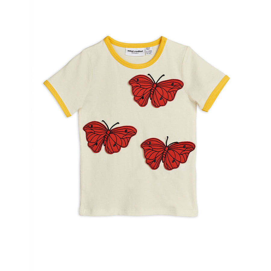 mini rodini butterfly dress Kids Mini Rodini Butterflies Collar Dress - Red