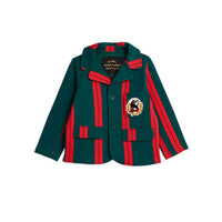 Mini Rodini Green Stripe Sweat Blazer