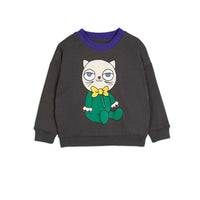 Mini Rodini Black Reversible Sweatshirt