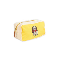 Mini Rodini Yellow Dashing Dogs Pencil Case