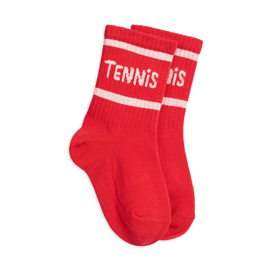 Mini Rodini Red Tennis Socks