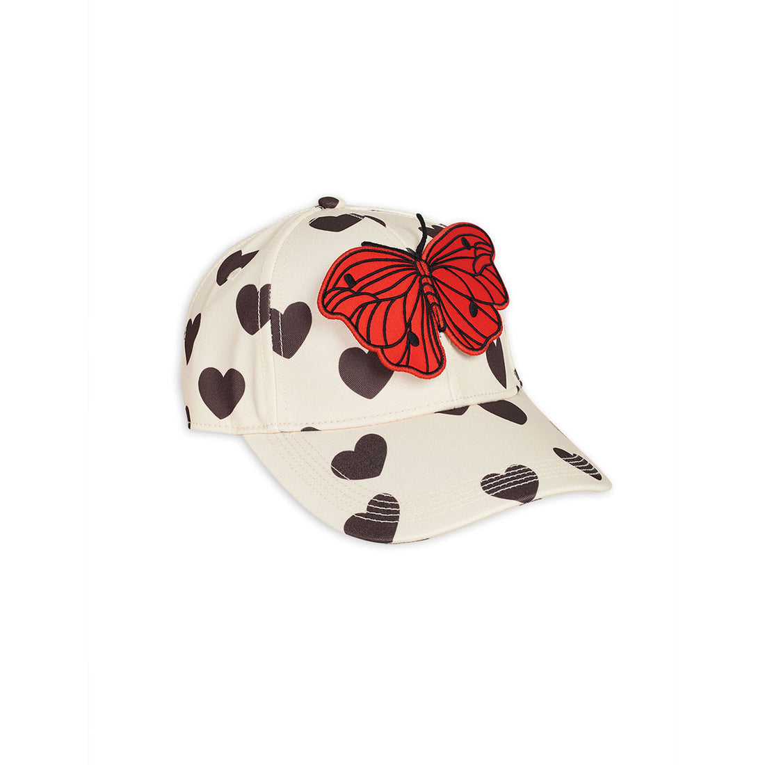 Mini Rodini White Hearts Cap