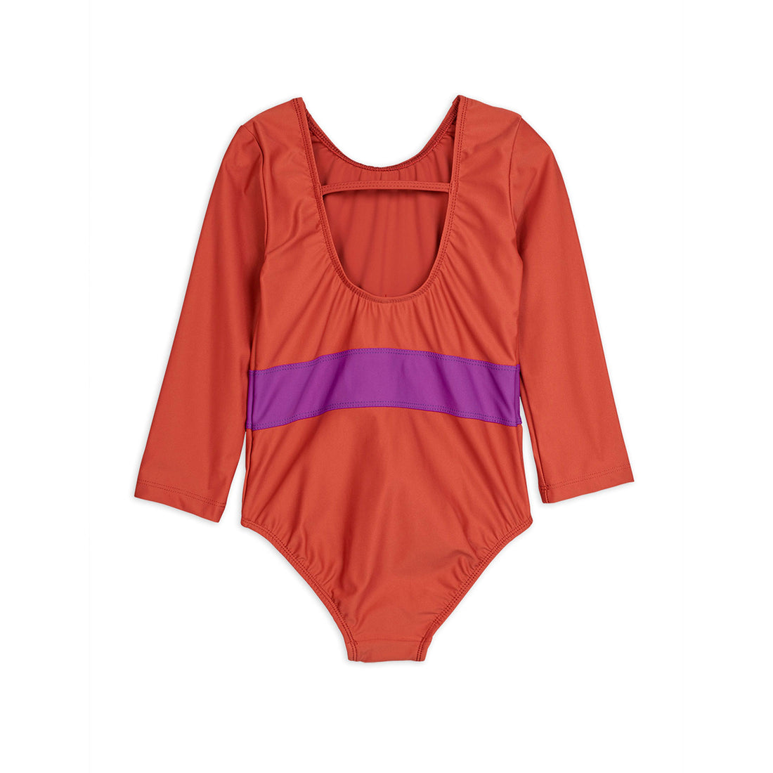 Mini Rodini Red Butterfly Long Sleeve Swimsuit