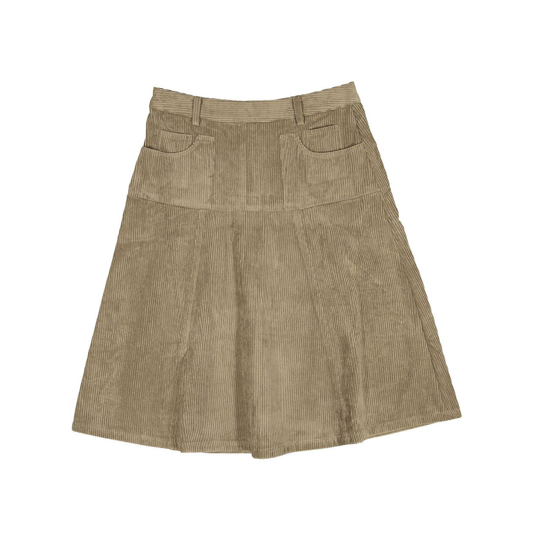 Ava Jeans Brown Corduroy Flair Skirt