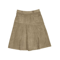 Ava Jeans Brown Corduroy Flair Skirt