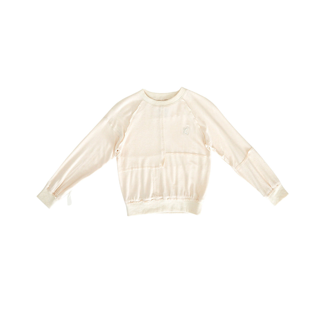 Hey Kid Ivory Paneled Top