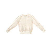 Hey Kid Ivory Paneled Top