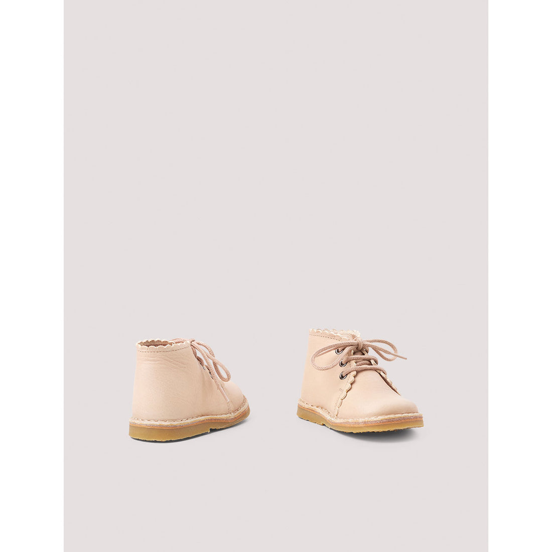 Petit Nord Cream Scallop Boot