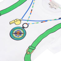 Paul Smith Junior White Backpack Baby Tee