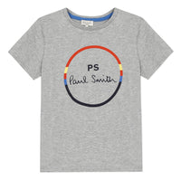Paul Smith Junior Grey Logo Circle Atheo Tee