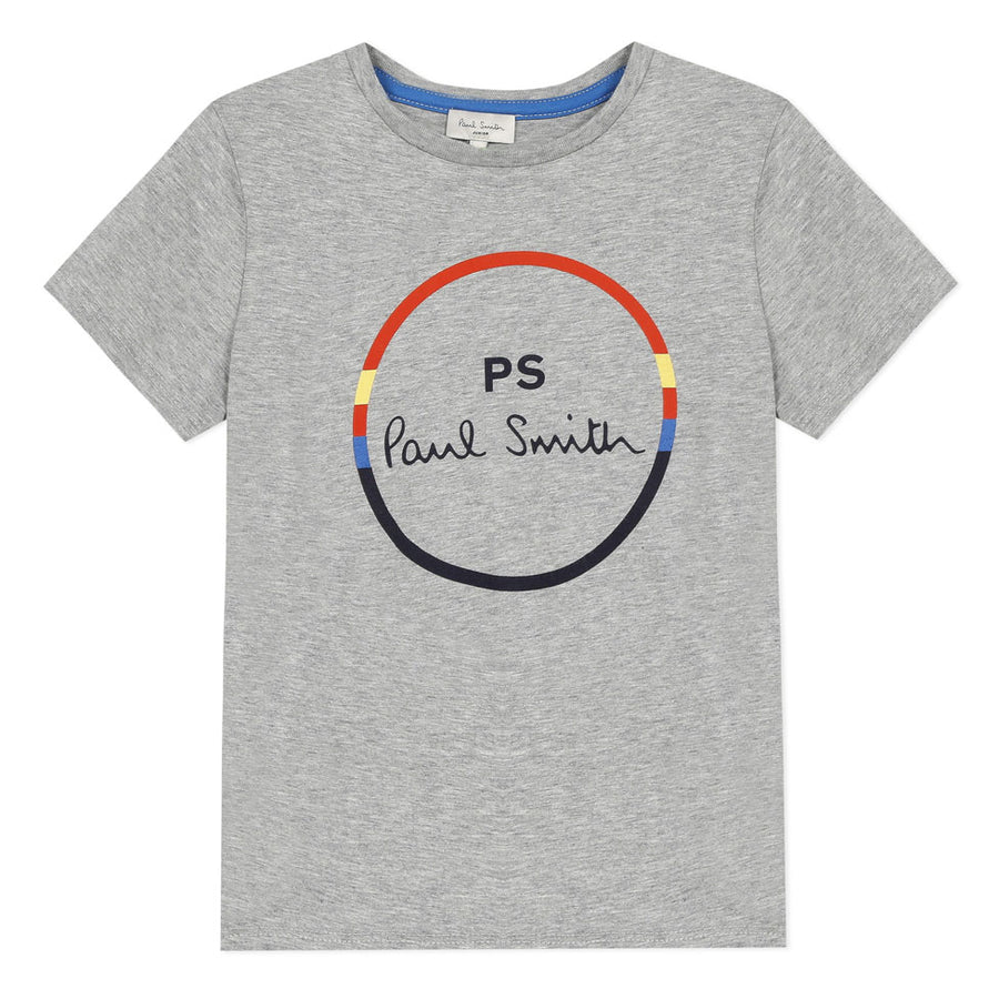 Paul Smith Junior Grey Logo Circle Atheo Tee