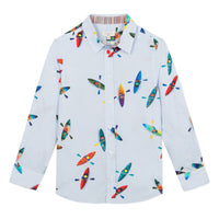 Paul Smith Junior Xenon Blue Kayak Austin Shirt