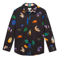 Paul Smith Junior Black Precious Stone Alan Shirt