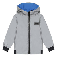 Paul Smith Junior Silver Reversible Alec Windbreaker