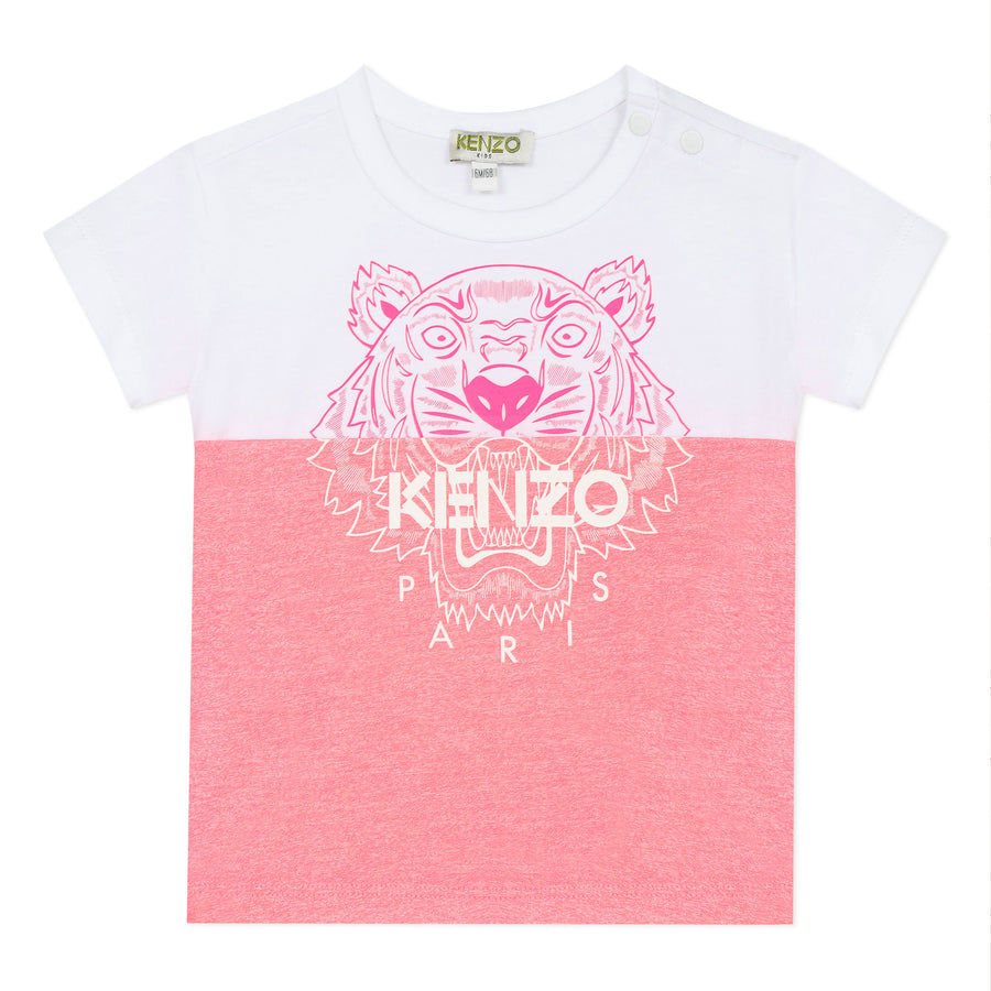 Kenzo Neon Pink/White Tiger Tee