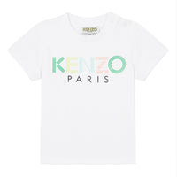 Kenzo White Disco Jungle Logo Tee