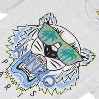Kenzo Light Marl Grey Cali Party Tiger Tee