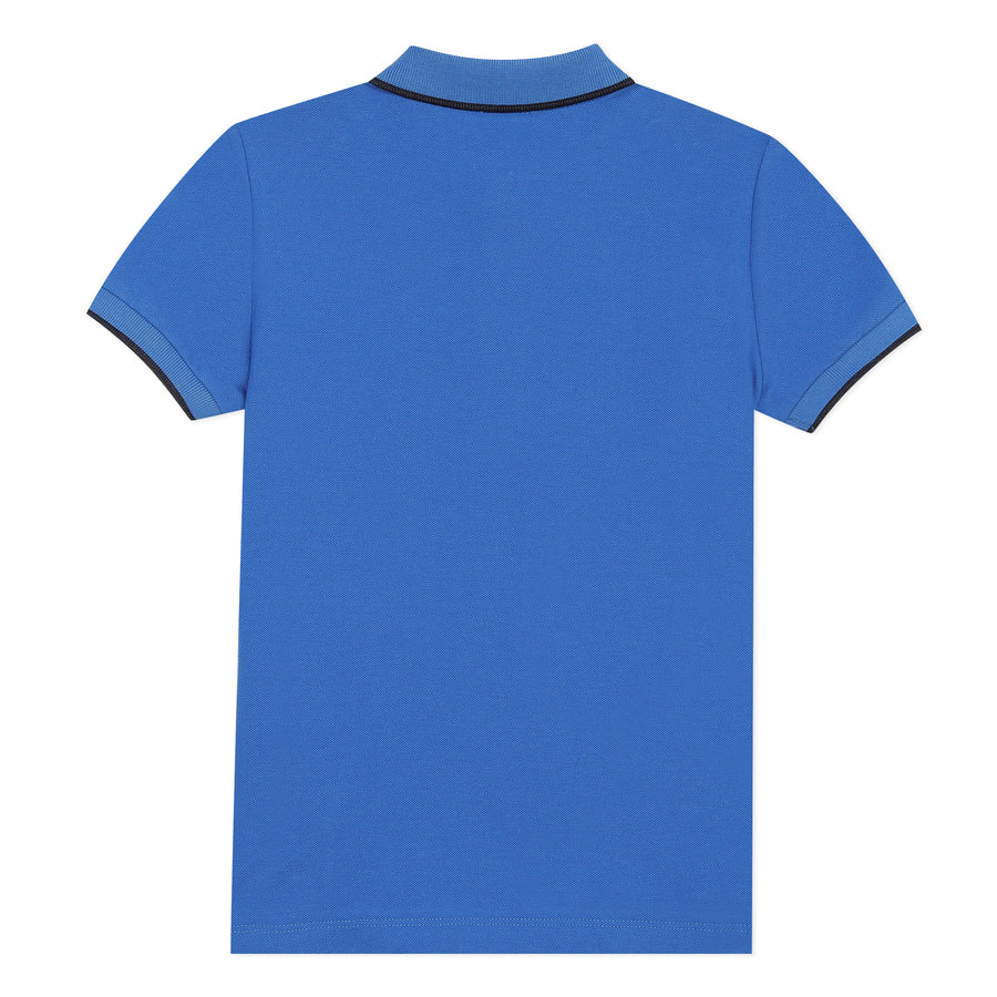 Kenzo King Blue Tiger Logo Polo