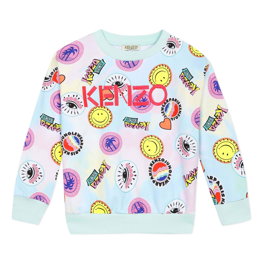 Kenzo Light Turquoise Jilina Cali Party Sweatshirt