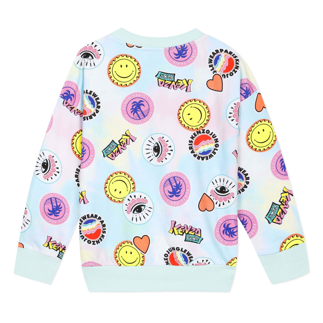 Kenzo Light Turquoise Jilina Cali Party Sweatshirt