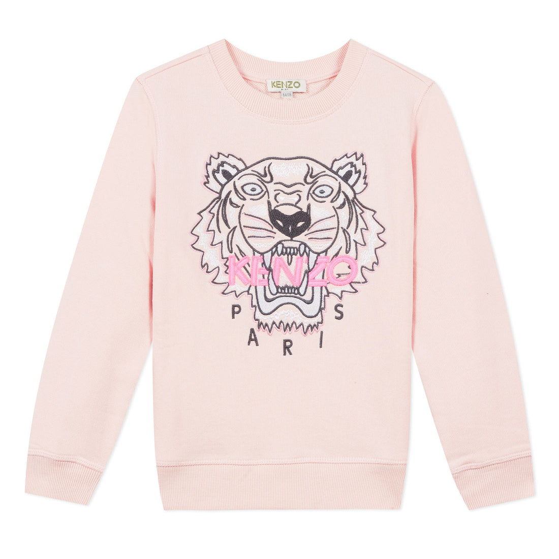 Kenzo Light Pink Basic Tiger Sweatshirt