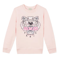 Kenzo Light Pink Basic Tiger Sweatshirt
