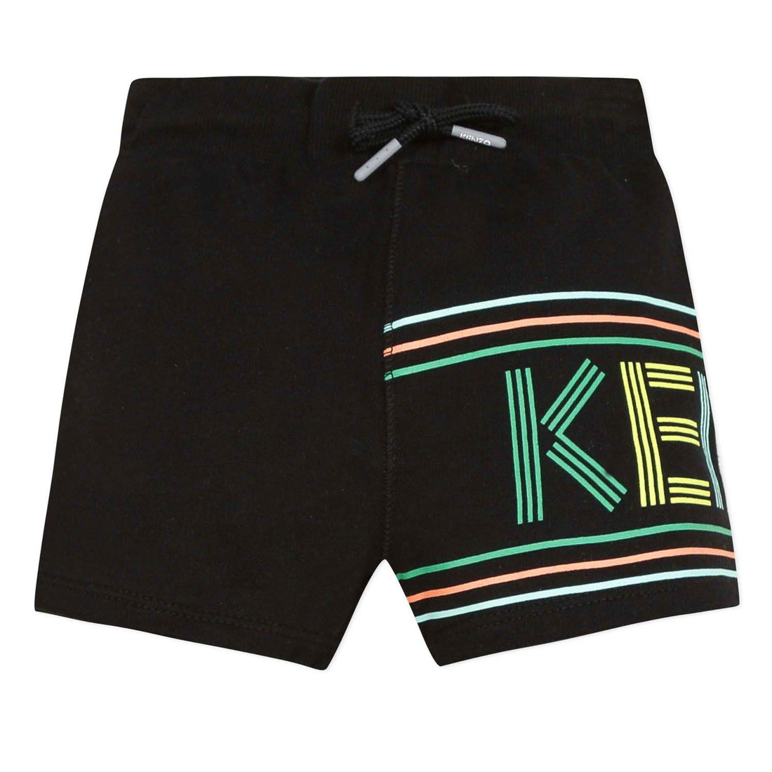 Kenzo Black Disco Jungle Logo Baby Shorts