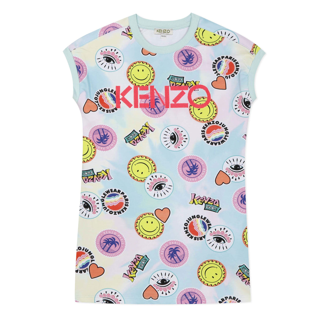 Kenzo Light Turquoise Cali Party Jenessa Dress