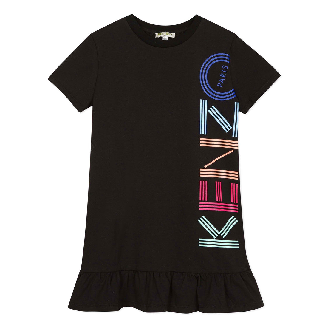 Kenzo Black Logo Dropwaist Dress