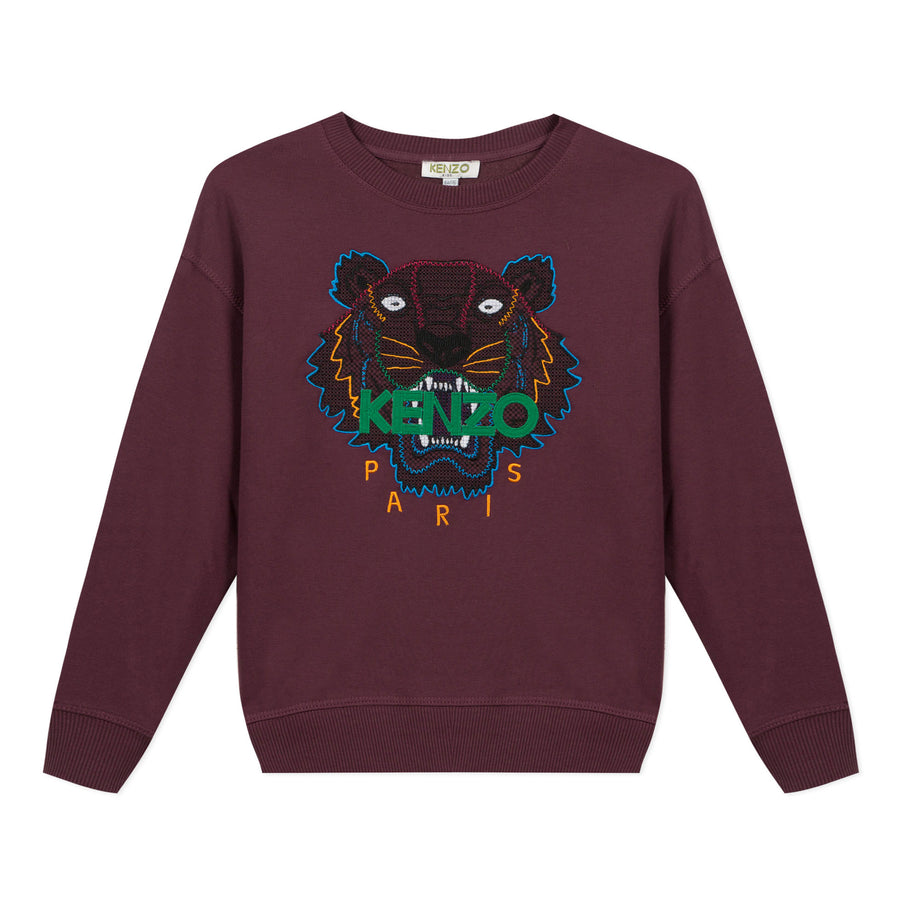 Kenzo Plum Tiger Sweatshirt