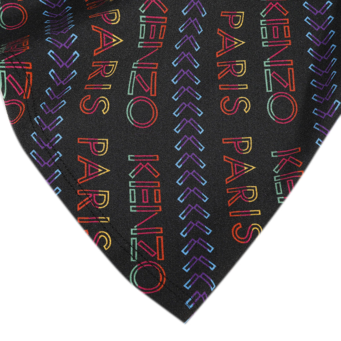 Kenzo Black Logo Striped Dress