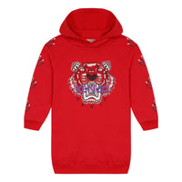 Kenzo Red Tiger Hooded Dress