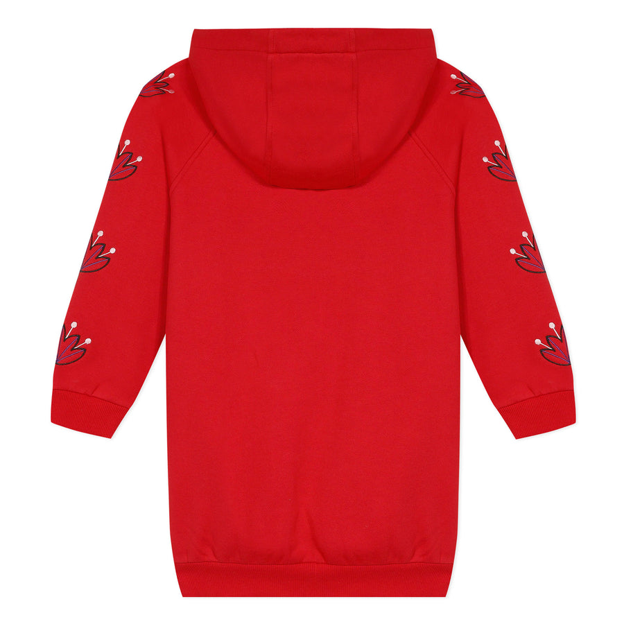 Kenzo Red Tiger Hooded Dress