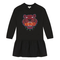 Kenzo Black Tiger Dropwaist Dress